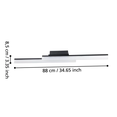 PALMITAL lampa ścienna / sufitowa 900844 EGLO