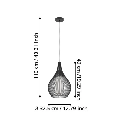 RAZONI 1 Lampa wisząca 900829 EGLO