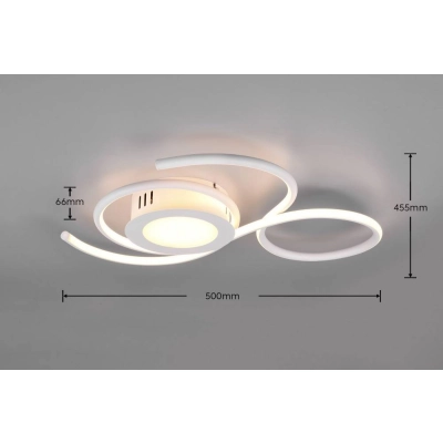 lafabryka.pl Lampa sufitowa LED biała JIVE 623410231 TRIO