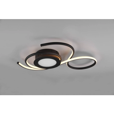 lafabryka.pl Lampa sufitowa LED czarna JIVE 623410232 TRIO
