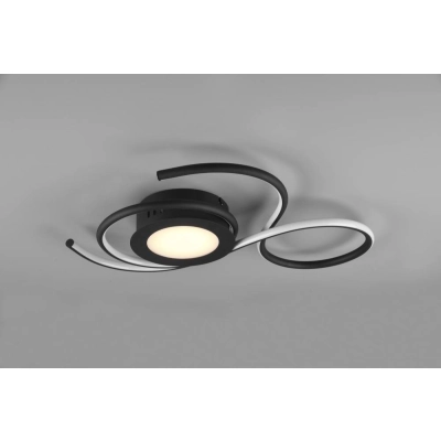lafabryka.pl Lampa sufitowa LED czarna JIVE 623410232 TRIO