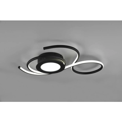 lafabryka.pl Lampa sufitowa LED czarna JIVE 623410232 TRIO
