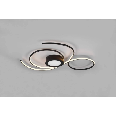 lafabryka.pl Lampa sufitowa LED czarna JIVE 623419232 TRIO