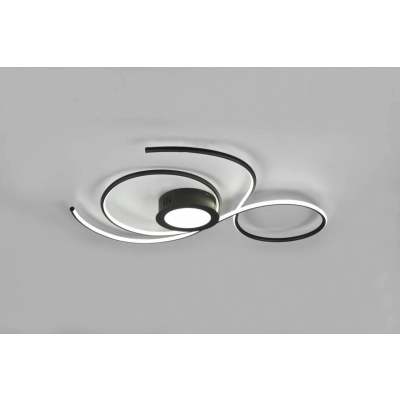 lafabryka.pl Lampa sufitowa LED czarna JIVE 623419232 TRIO