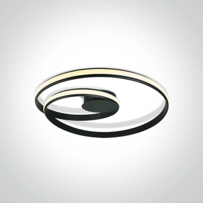 Plafon The Swirl Range 63066/B ONE LIGHT