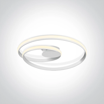 Plafon The Swirl Range 63066/W ONE LIGHT
