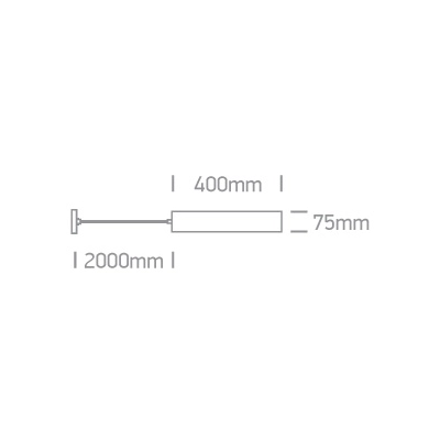 Lampa wisząca Cylinder Pendants 63105MA/MG ONE LIGHT