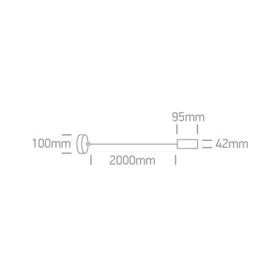 lafabryka.plrini 63124/CU miedziany zwis E27 20W ONE LIGHT
