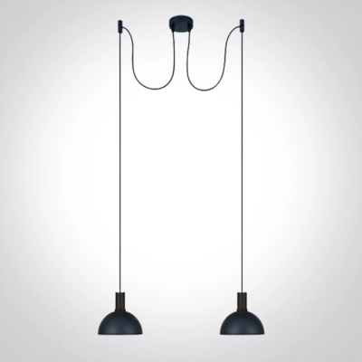 Lampa wisząca Round Pendants 63140B/B 2xE27 ONE LIGHT