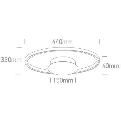 BLACK 20W WW IP20 230V DIMMABLE 63154B/B/W ONE LIGHT