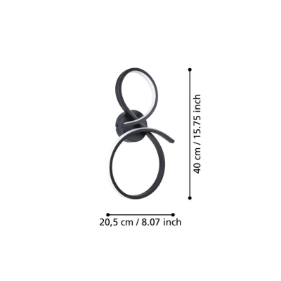 SERPINS lampa ścienna 901268 EGLO