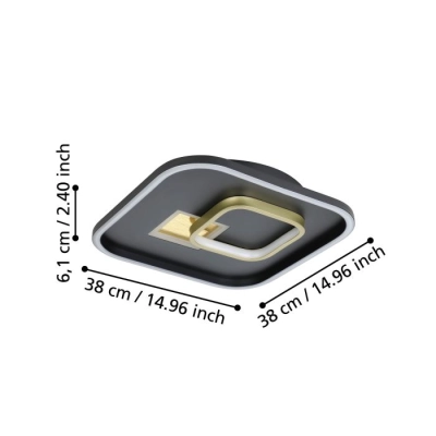 TIRIOLO lampa ścienna / sufitowa 901245 EGLO