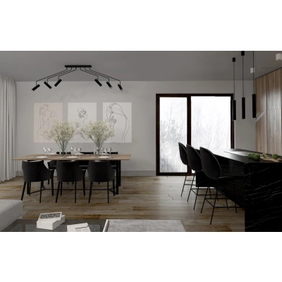Plafon  EYE SUPER BLACK VI 6505 Nowodvorski