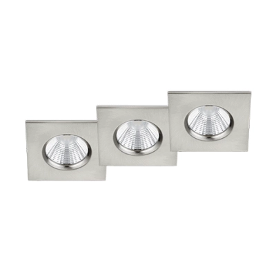 lafabryka.pl Zestaw 3 oprawy wpuszczane ZAGROS – 650610307 incl. 3x SMD, 5,5W · 3x 345lm, 3000K TRIO