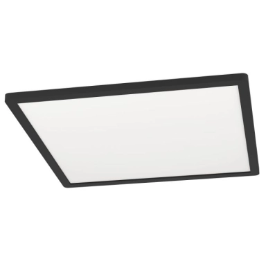 MINERARIO Plafon LED 39 cm IP54 czarny kwadratowy lampa ścienna / sufitowa 901575 EGLO