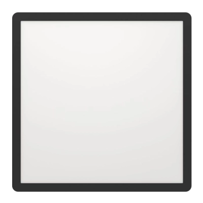 MINERARIO Plafon LED 39 cm IP54 czarny kwadratowy lampa ścienna / sufitowa 901575 EGLO
