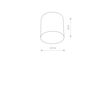 lafabryka.pl Plafon Point PLEXI LED Black M 6526  dorwij go ......