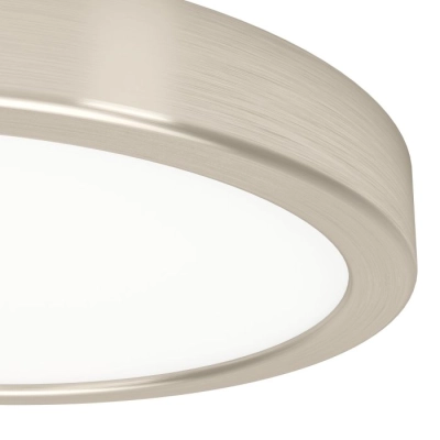 FUEVA 6-Z Plafon LED 11,2W RGB+TW IP44 nikiel mat okrągły / oprawa natynkowa 901381 EGLO
