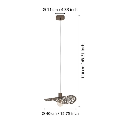 SWABY Lampa wisząca 44124 EGLO