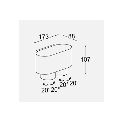 Kinkiet CYPRES 6604003118 LUTEC