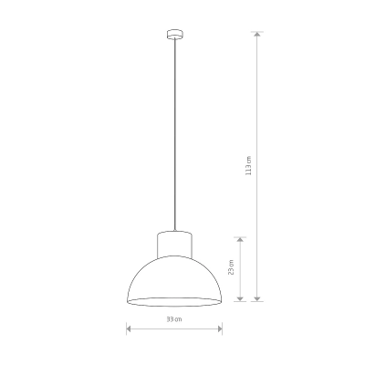 Lampa wisząca WORKS BLACK 6613