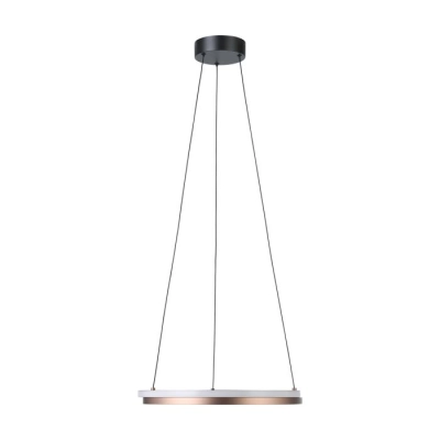 MEZZOMONTE Lampa wisząca LED CCT / ściemnialna Brąz Ø48cm 901826 EGLO