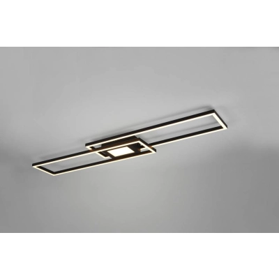 lafabryka.pl Lampa sufitowa LED czarna GANADO 670710532 TRIO
