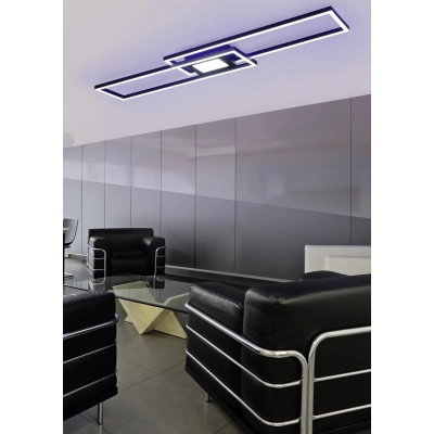 lafabryka.pl Lampa sufitowa LED czarna GANADO 670710532 TRIO