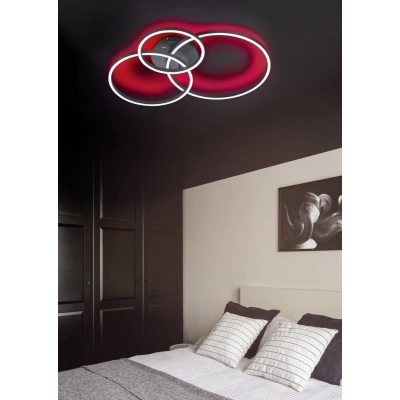 lafabryka.pl Lampa sufitowa LED czarna WINONA 670810632 TRIO