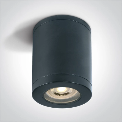 The GU10 Outdoor Cylinder Lights ABS+PC IP65 67142B/B ONE LIGHT