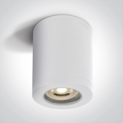 The GU10 Outdoor Cylinder Lights ABS+PC IP65 67142B/W ONE LIGHT