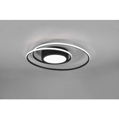 lafabryka.pl Lampa sufitowa LED czarna YAVA 672310232 TRIO