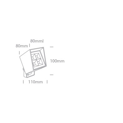 Reflektor The Garden Square Spots IP65 67514/AN/W ONE LIGHT