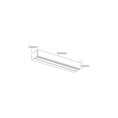 67526A3/W/W WHITE WALL 13W WW IP65 230V One Light