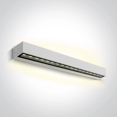 67526B3/W/W WHITE WALL 2x13W WW IP65 230V One Light