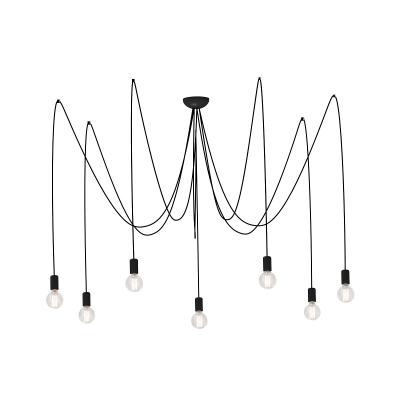 lafabryka.pl Lampa wisząca SPIDER BLACK 6785 dorwij go ......