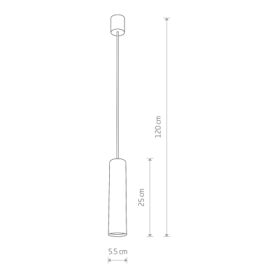 lafabryka.pl Lampa wisząca  EYE BLACK M 6840  dorwij go ......