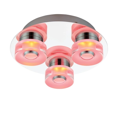 lafabryka.pl Plafon RITA 3LT FLUSH RGB REMOTE 68911 ENDON