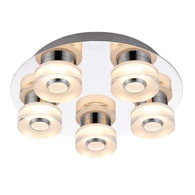 lafabryka.pl Plafon RITA 5LT FLUSH RGB REMOTE 68913 ENDON