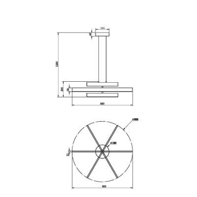 Lampa wisząca Origami MOD163PL-L38B4K1 Maytoni