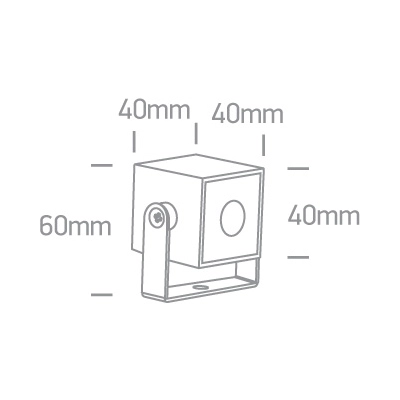 Reflektor The Garden Square Spots IP65 7052B/AN/W ONE LIGHT