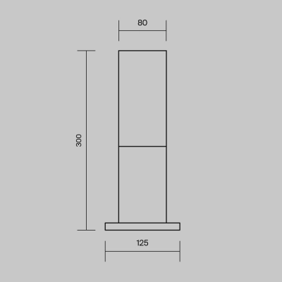 Lampa stojąca Landscape Lighting Willis O418FL-01B Maytoni
