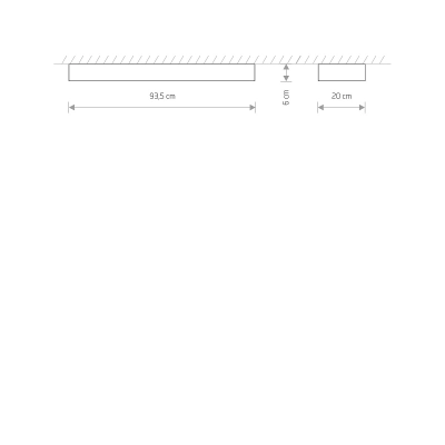 lafabryka.pl Plafon SOFT LED 90X20 7542 Nowodvorski