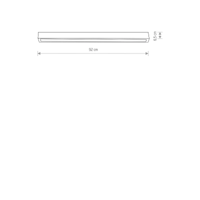 lafabryka.pl Plafon STRAIGHT LED CEILING M 7558 Nowodvorski