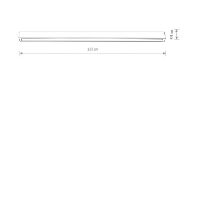 lafabryka.pl Plafon STRAIGHT LED CEILING L 7600 Nowodvorski