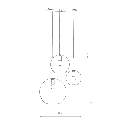 lafabryka.pl Lampa wisząca SPHERE III 7788 NOWODVORSKI