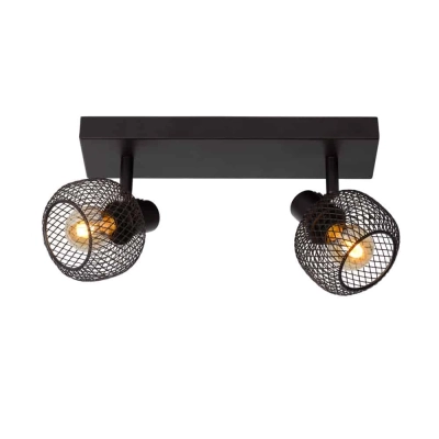 lafabryka.pl Plafon MAREN 2xE14 Black 77978/02/30 Lucide