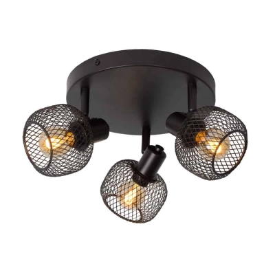 lafabryka.pl Plafon MAREN 3xE14 Black 77978/13/30 Lucide