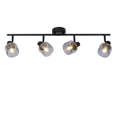 lafabryka.pl Lampa sufitowa black 4xE14 spot BJORN 77979/04/30 Lucide