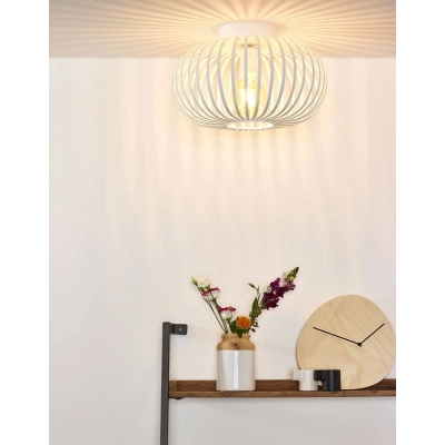Plafon MANUELA - Ø 40 cm - E27 - White 78174/40/31 Lucide